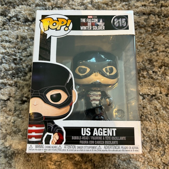 US Agent from Falcon and the Winter Soldier #815 Funko Pop - Picture 1 of 4